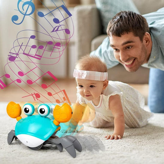 Jouet d'éveil Crabe Babiesnug
