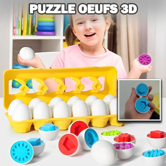 Puzzle Bébé - oeufs - Babiesnug