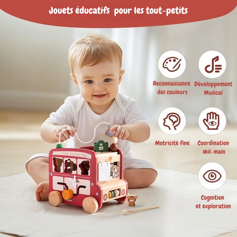 Cube d'activités Bébé 5 en 1
