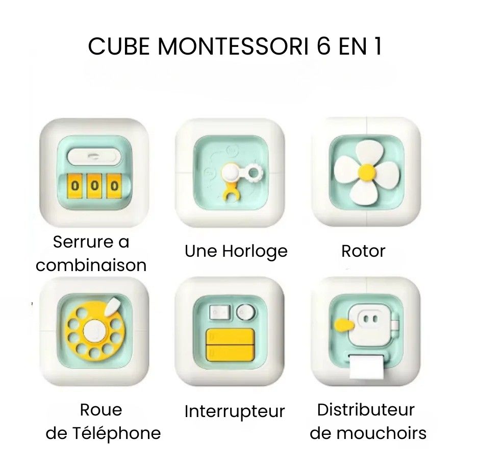 Cube d'activités 6 en 1