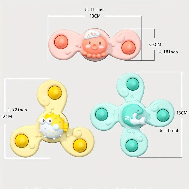 Lot de 3 Baby Hand Spinners Babiesnug