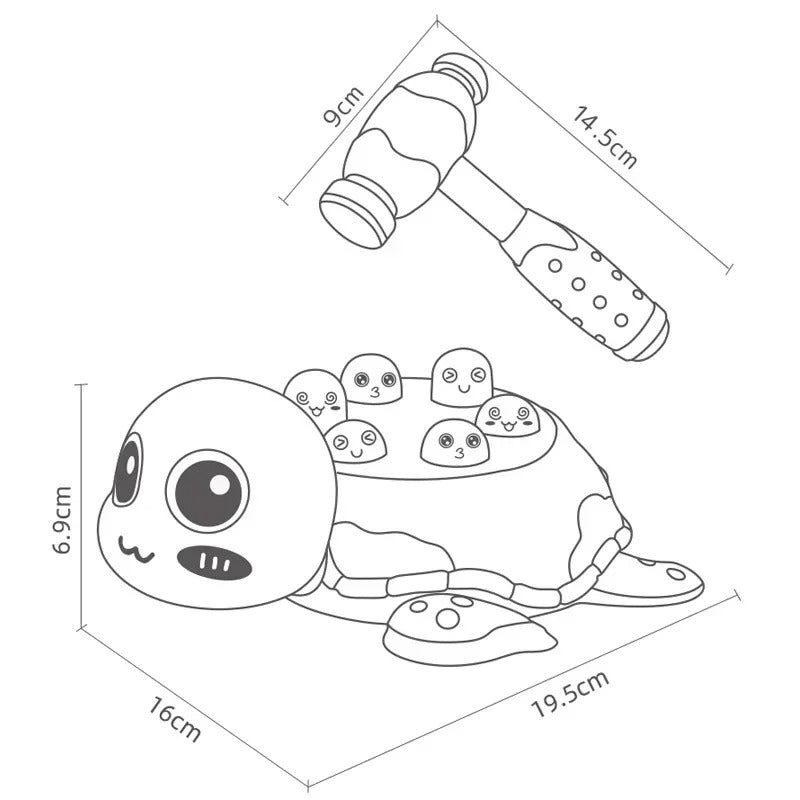 Jeu de Taupe Tortue Babiesnug