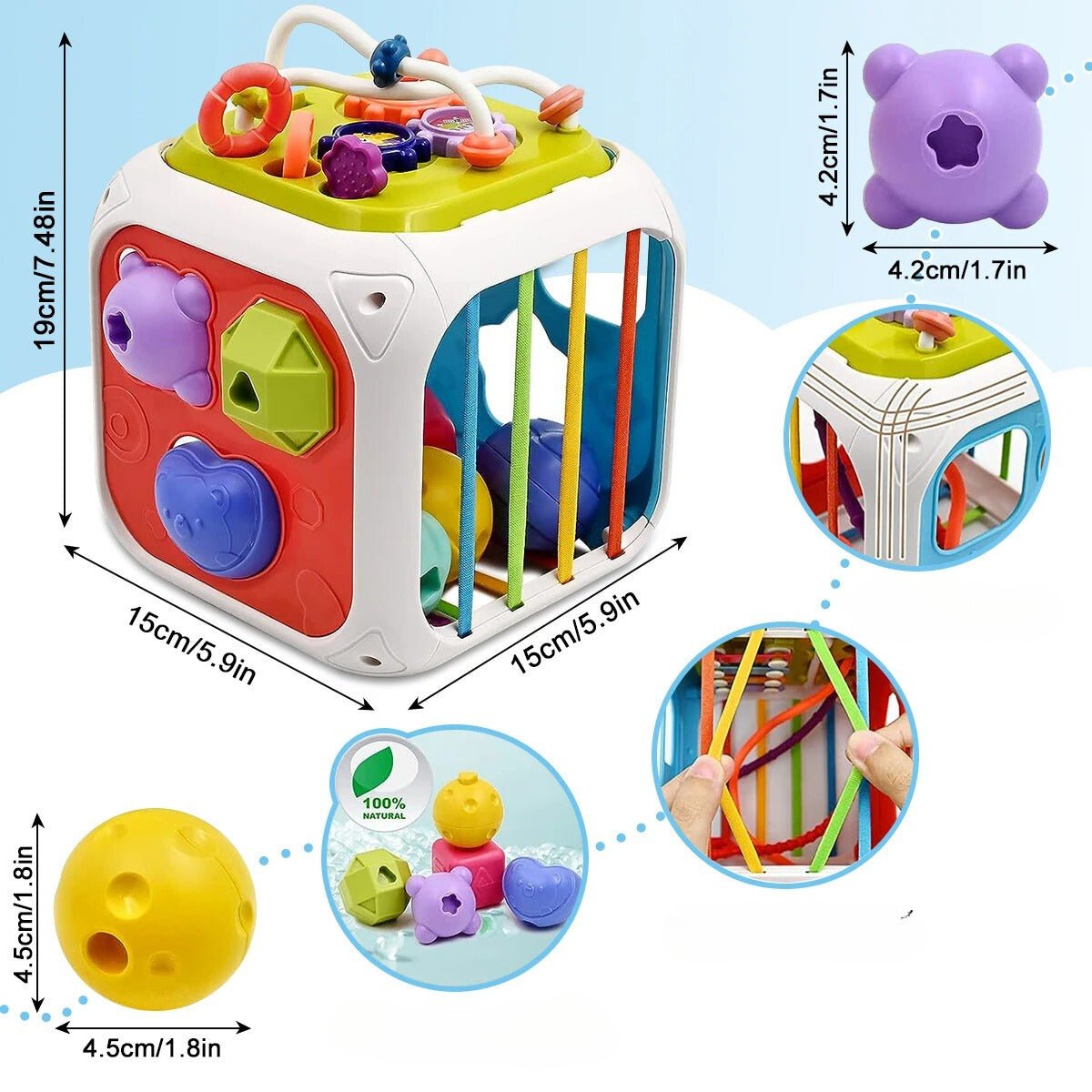 Cube d'activité Bébé - Babiesnug