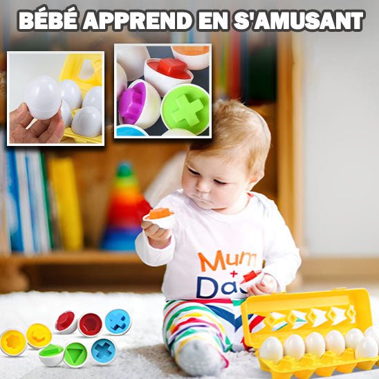 Puzzle Bébé - oeufs - Babiesnug